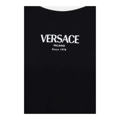 Versace Black Viscose T-Shirt