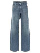 Versace Blue Cotton Boyfriend Jeans