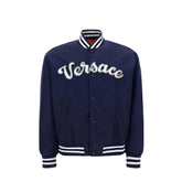 Versace Blue Nylon Bomber
