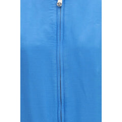 Versace Blue Silk Clothing