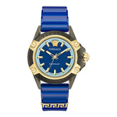 Versace Blue Synthetic Dress Watch