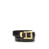 Versace Brown Calf Leather Bos Taurus Regular Belt - 75 cm / 30 Inches