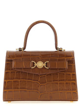 Versace Brown Calfskin Handbag