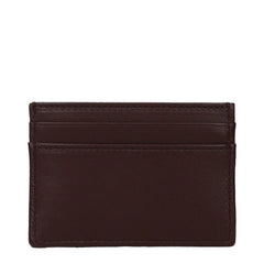 Versace Brown Leather Cardholder