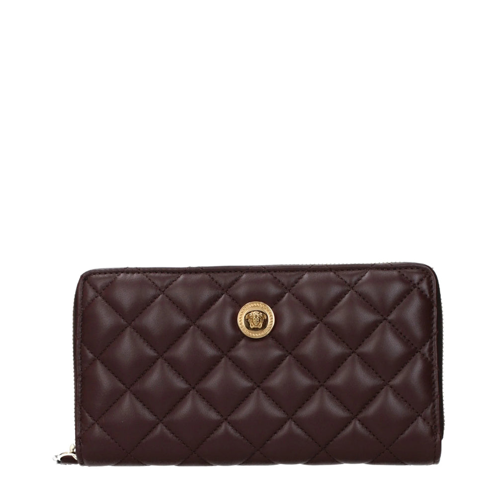 Versace Brown Leather Wallet