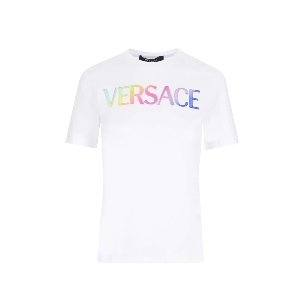 Versace Cotton Logo T-Shirt - 38 - T-Shirts