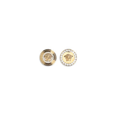 Versace Crystal Medusa Earrings - One Size - Earrings