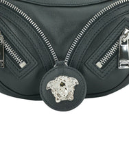 Versace Elegant Black Mini Hobo Shoulder Bag - Hobo Bags