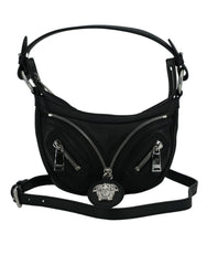 Versace Elegant Black Mini Hobo Shoulder Bag - Hobo Bags