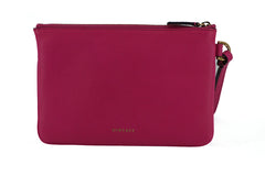 Versace Elegant Pink Leather Pouch Clutch - Clutch Bags