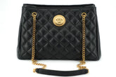 Versace Elegant Quilted Nappa Leather Tote Bag - Shopper Bags