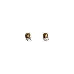 Versace Gold Brass Earrings - One Size