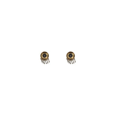 Versace Gold Brass Earrings - One Size
