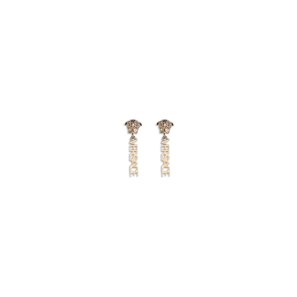 Versace Gold Metal Earrings - One Size