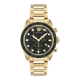 Versace Gold Stainless Steel Dress Watch