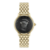 Versace Gold Stainless Steel Dress Watch