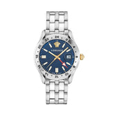 Versace Gray Stainless Steel Dress Watch