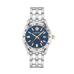 Versace Gray Stainless Steel Dress Watch