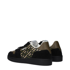 Versace Green Fabric Low Top Sneakers - EU43/US10