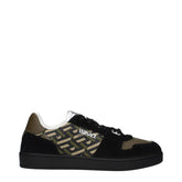 Versace Green Fabric Low Top Sneakers - EU43/US10