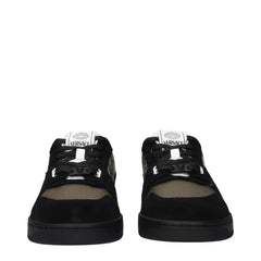 Versace Green Fabric Low Top Sneakers - EU43/US10