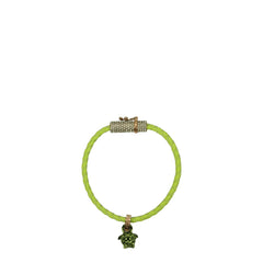 Versace Green Leather Bracelets - Bracelets