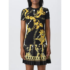 Versace Jeans Black Cotton T-Shirt - XXS