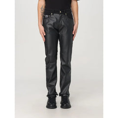 Versace Jeans Black Leather Pants - W34