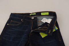 Versace Jeans Dark Blue Cotton Low Waist Skinny Denim Jeans - W36 - Jeans