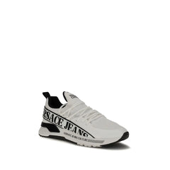 Versace Jeans White Polyester Athletic Sneakers - EU42/US9