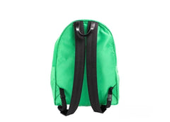 Versace Large Bright Green Nylon Fabric Medusa Shoulder Backpack Bookbag