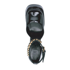 Versace Leather Platform Sandals - Sandals