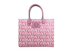 Versace Medusa Large Canvas Large Tote Bag Baby Pink