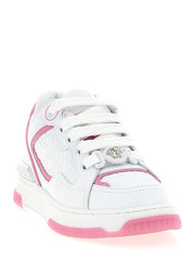 Versace Multicolor Calfskin Athletic Sneakers