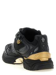 Versace Multicolor Calfskin Athletic Sneakers - EU 41 | US 8