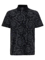 Versace Multicolor Cotton Polo Shirt