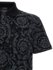 Versace Multicolor Cotton Polo Shirt