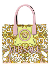 Versace Multicolor Cotton Tote Bag