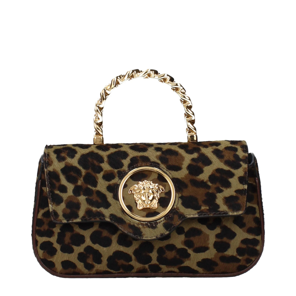 Versace Multicolor Horsehair Handbag