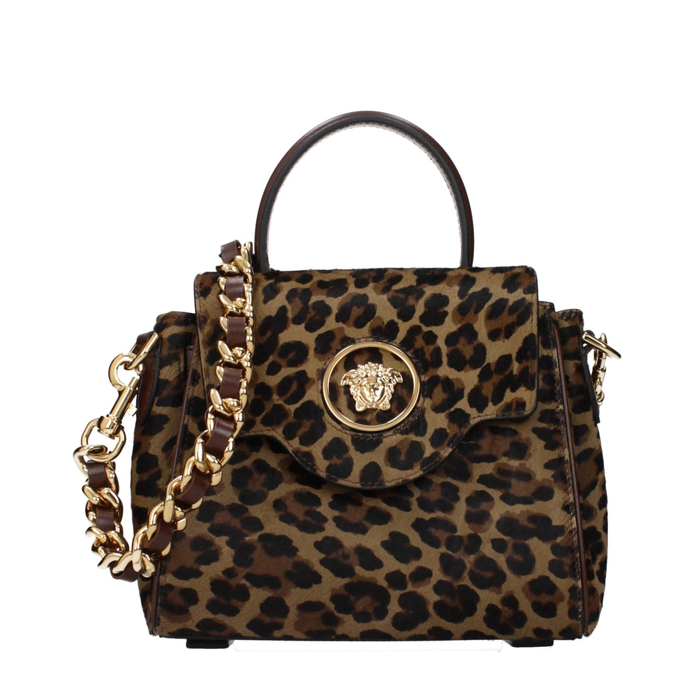 Versace Multicolor Horsehair Handbag