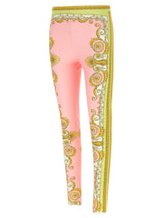 Versace Multicolor Nylon Leggings