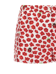 Versace Multicolor Silk Bermuda Shorts - IT40
