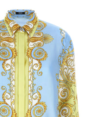 Versace Multicolor Silk Blouse