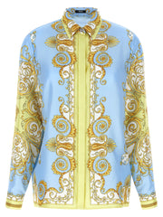 Versace Multicolor Silk Blouse