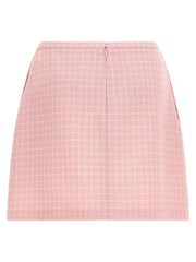 Versace Multicolor Virgin Wool Long Skirt