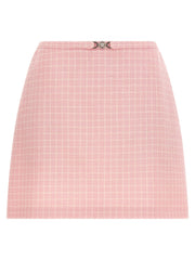 Versace Multicolor Virgin Wool Long Skirt