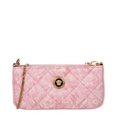Versace Pink Fabric Crossbody Bag