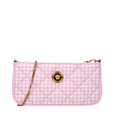 Versace Pink Fabric Shoulder Bags