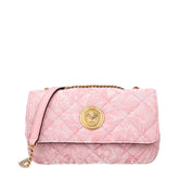Versace Pink Fabric Shoulder Bags