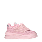 Versace Pink Leather Chunky Sneakers - EU36/US6